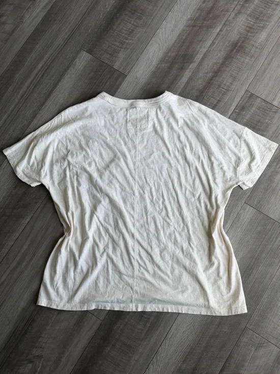 Aerie Oversized Boyfriend Graphic Tee Maine Women’s Sz M Distressed 100% Cotton - Picture 2 of 5